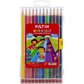 Fatih 12 Renk Çantalı Mercanlı Kuru Boya