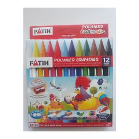 Fatih 12 Renk Uzun Crayon Mum Boya