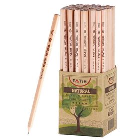 Fatih 12210 HB 72 Adet Natural Köşeli Mercanlı Kurşun Kalem