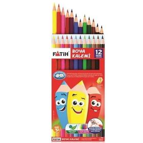 Fatih 12'li Kuru Boya Kalemi