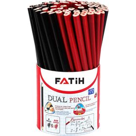 Fatih 30010 Siyah Kırmızı 72'li Jumbo Üçgen İlk Kalemim
