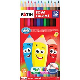 Fatih 33112 12 Renk Tam Boy Kuru Boya Kalemi