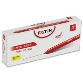 Fatih 34040 Ofis Tipi Kırmızı Keçeli Boya Kalemi