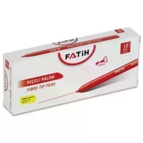Fatih 34040 Ofis Tipi Kırmızı Keçeli Boya Kalemi