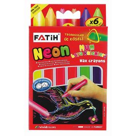 Fatih 50180 Jumbo 6 Renk Mum Pastel Boya