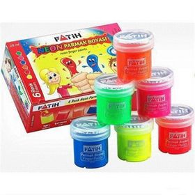 Fatih 6 Renk Neon Parmak Boyası