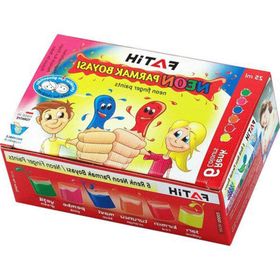 Fatih 6 Renk Neon Parmak Boyası