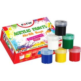 Fatih 6'lı Takım Karışık 25 ml Akrilik Boya