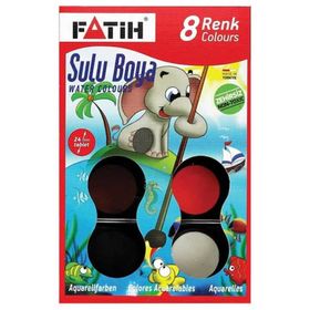 Fatih 8 Renk Sulu Boya
