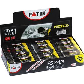 Fatih Fs24/S Siyah 24 Adet Silgi
