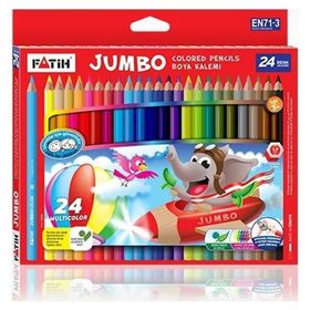 Fatih ID2013 24 Lü Jumbo Kuru Boya Kalemi