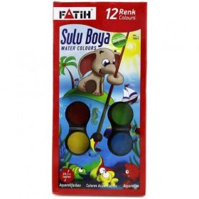 Fatih JS-12 12 Renk Jumbo Sulu Boya