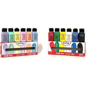 Fatih Kırtasiye Pastel Renk Akrilik Boya