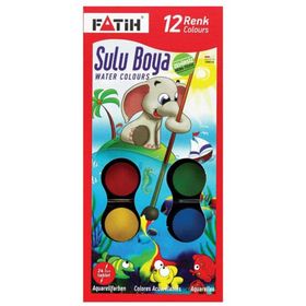 Fatih S-12 Big Size 12 Renk Sulu Boya
