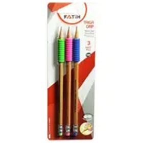 Fatih Silgili Taiga Natural Renkli 3'lü Kurşun Kalem