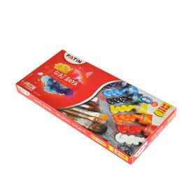 Fatih Tüplü 12 Renk 12 ml Guaj Boyası