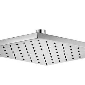 Fause Ankastre Borulu Kare Slim Metal 25x25 cm Altın Duş Başlığı
