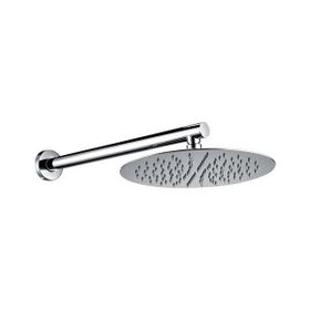 Fause Ankastre Borulu Oval Slim Metal 25 cm Duş Başlığı