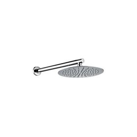 Fause Ankastre Borulu Oval Slim Metal 25 cm Duş Başlığı