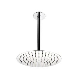 Fause Ankastre Borulu Oval Slim Metal 25 cm Tavandan Duş Başlığı