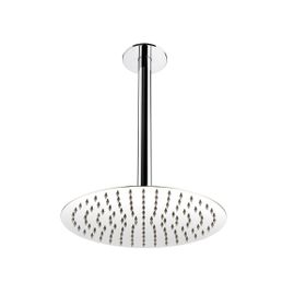 Fause Ankastre Borulu Oval Slim Metal 25 cm Tavandan Duş Başlığı