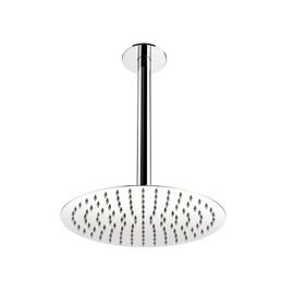 Fause Ankastre Borulu Oval Slim Metal 25 cm Tavandan Duş Başlığı