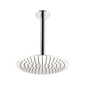 Fause Ankastre Borulu Oval Slim Metal 25 cm Tavandan Duş Başlığı