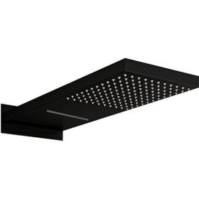 Fause Ankastre Panel Tepe Duş Başlığı Şelale Siyah KTD110-B Tepe Duş Başlığı