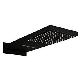 Fause Ankastre Panel Tepe Duş Başlığı Şelale Siyah KTD110-B Tepe Duş Başlığı
