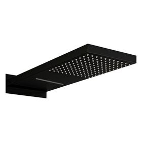 Fause Ankastre Panel Tepe Duş Başlığı Şelale Siyah KTD110-B Tepe Duş Başlığı