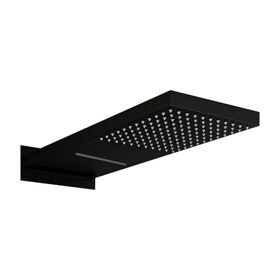 Fause Ankastre Panel Tepe Duş Başlığı Şelale Siyah KTD110-B Tepe Duş Başlığı