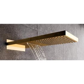 Fause Comfort Panel Altın Gold Şelale Fau110-g Duş Ankastre Set