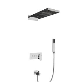 Fause Gri Comfort Panel Şelale Fau111-b FAU111-B Duş Ankastre Seti