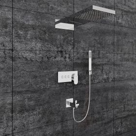Fause Gri Comfort Panel Şelale Fau111-b FAU111-B Duş Ankastre Seti