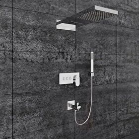 Fause Gri Comfort Panel Şelale Fau111-b FAU111-B Duş Ankastre Seti