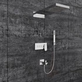 Fause Gri Comfort Panel Şelale Fau111-b FAU111-B Duş Ankastre Seti