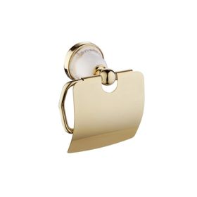 Fause Kapaklı Pandora Altın Gold Tuvalet Kağıtlık