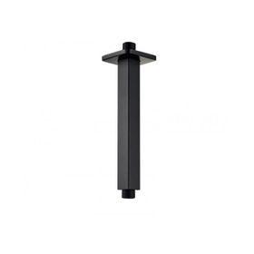 Fause KDB102-B Ankastre Kare Tavandan Siyah Duş Başlığı Borusu