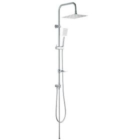 Fause KDS101 Slim Çelik Başlıklar Kolonlu Tepe Duş Seti