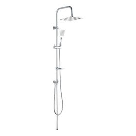 Fause KDS101 Slim Çelik Başlıklar Kolonlu Tepe Duş Seti
