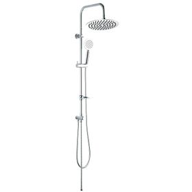 Fause KDS105 Slim Çelik Başlıklar Kolonlu Tepe Duş Seti