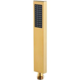 Fause KE102-G Pirinç Metal Kare Altın El Duş Başlığı