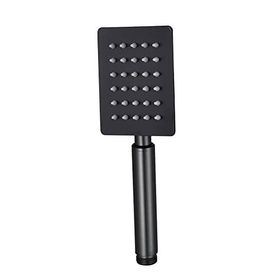 Fause KE104 304 Çelik Metal Kare Mat Siyah El Duş Başlığı