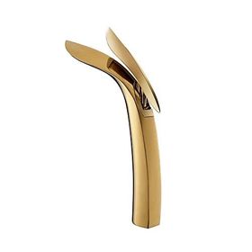 Fause KSL103-G Altın Gold Leaf Siyah Yüksek Çanak Lavabo Bataryası