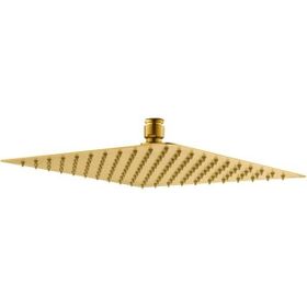 Fause KTD102-G Kare Slim 304 Metal 25x25 cm Altın Tepe Duş Başlığı