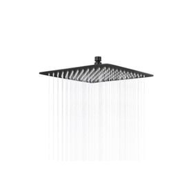 Fause KTD103-B Kare Slim 304 Metal 30x30 cm Siyah Tepe Duş Başlığı