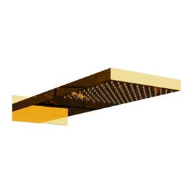 Fause KTD109-G Ankastre Panel Yağmur Altın Tepe Duş Başlığı