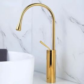 Fause Pelicano Altın Gold KSL105-G Yüksek Çanak Lavabo Bataryası