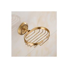 Fause Vintage Antik Pirinç Oval Sabunluk