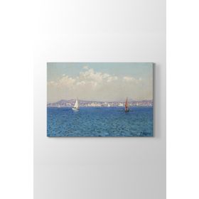Fausto Zonaro - Fransız Rivierası Tablosu